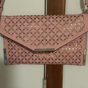 Ampere Creations Chic soft Orange  Laser-Cut Crossbody Bag